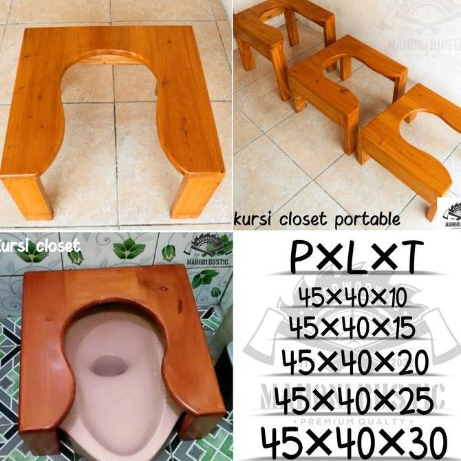 kursi closet jongkok portable wc duduk ZER