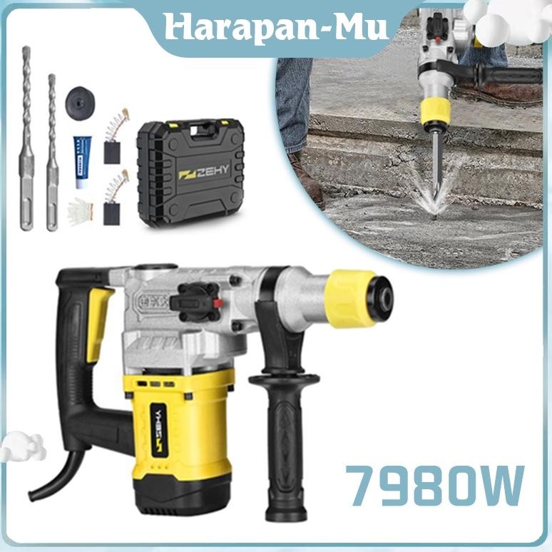 SENHA Mesin Rotary Hammer Mesin Bobok Penghancur Tembok Dinding Electric Demolition Rotary Hammer