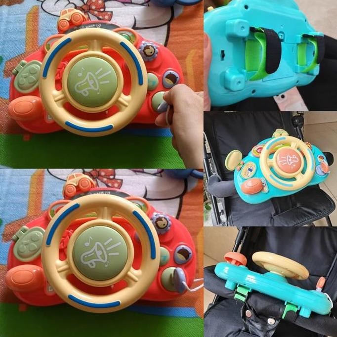 Mainan Setir Anak Children Steering Wheel Mainan Stroller Toys