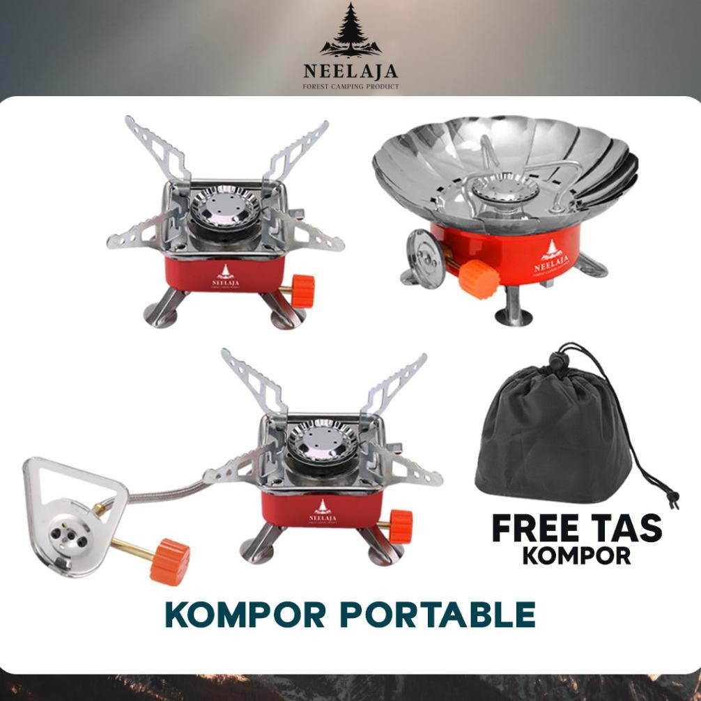 ROULACASE- [Neelaja] Kompor Portable Mini Kompor Gas Untuk Camping