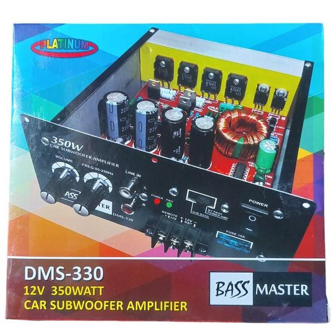 Power Ampli Amplifier Subwofer Mobil Car Monoblock Dms 350W 350 Dms 330 Gigabass Kit Pcb Amplifier A