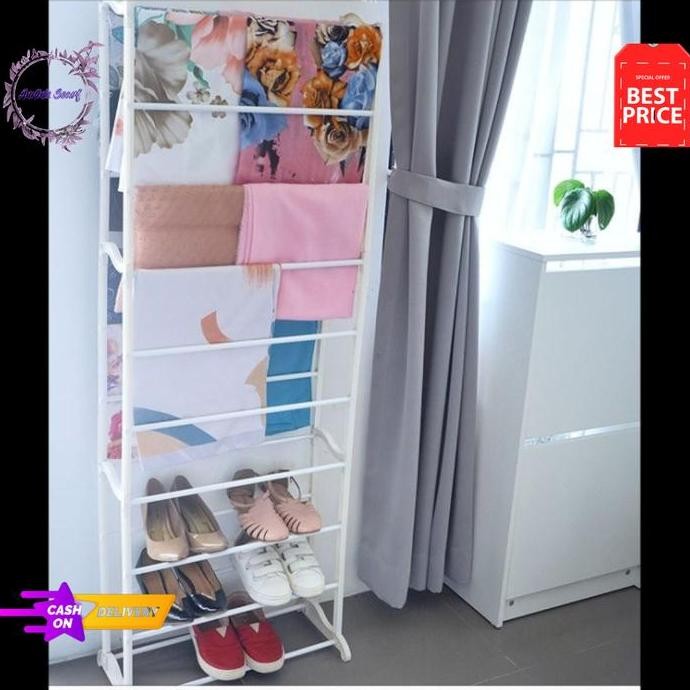 Rak Kerudung Serbaguna Rak HIjab Rak Mukena Gantungan Mukena Rak Sejadah