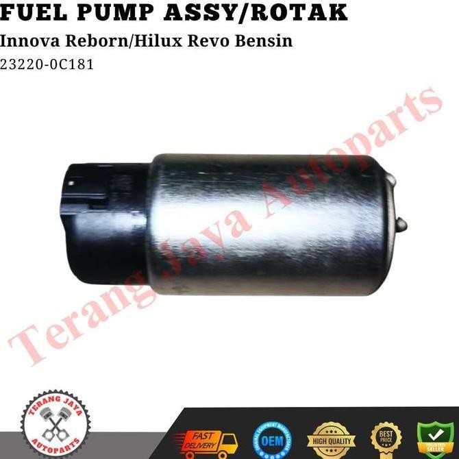 Fuel Pump Assy, Pompa Bensin Innova Reborn/Hilux Revo Bensin 23220-0C181 ASLI Original