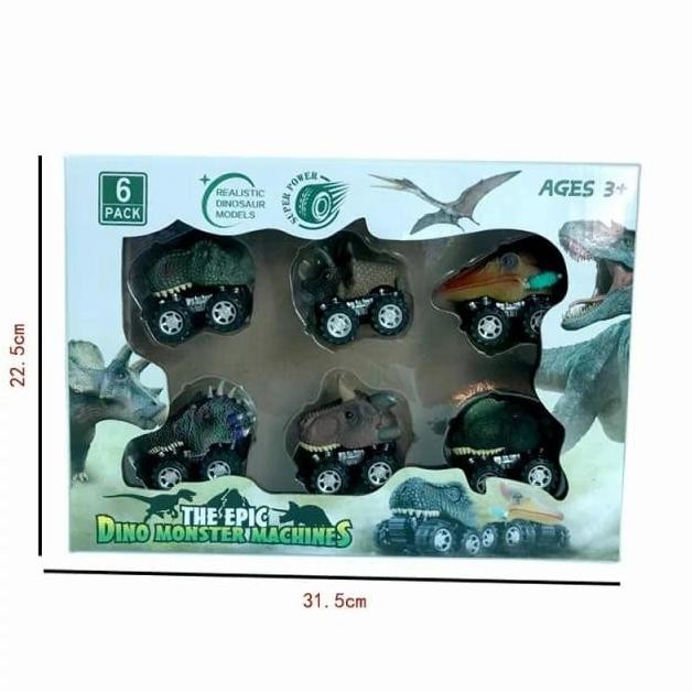 Mainan Mobil Dinosaurus Mainan Mobil Anak Dino Car Toys Pull Back