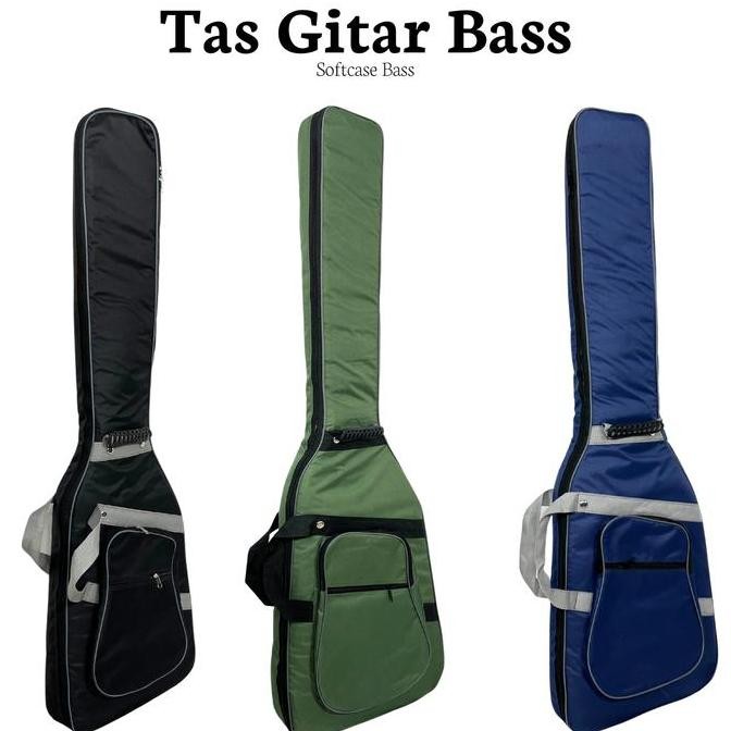 TAS GITAR BASS ELEKTRIK RANSEL TAHAN AIR ORIGINAL DAN TERPERCAYA