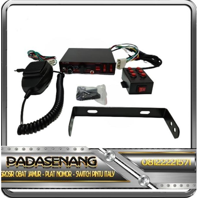 Paket Toa Speaker Sirine Patwal/Toa Chrome + Ampli Jumper Set+++++....