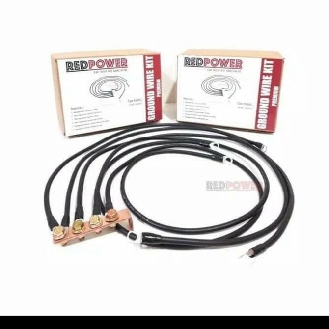 Kabel Grounding Aki Mobil 5 Titik 4 Lubang 10Mm
