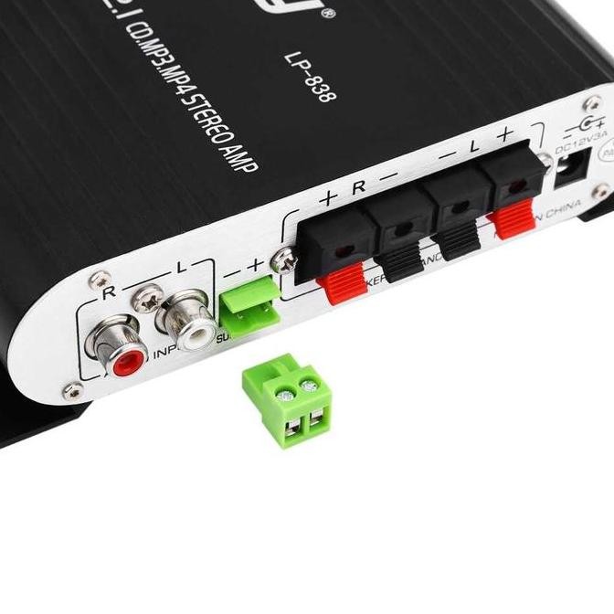 Power Amplifier Speaker Mobil Treble Bass Booster Subwoofer Output