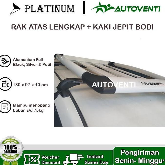 Rak Atas / Roof Rack Mobil Kijang Innova Reborn Platinum + Kaki Rak
