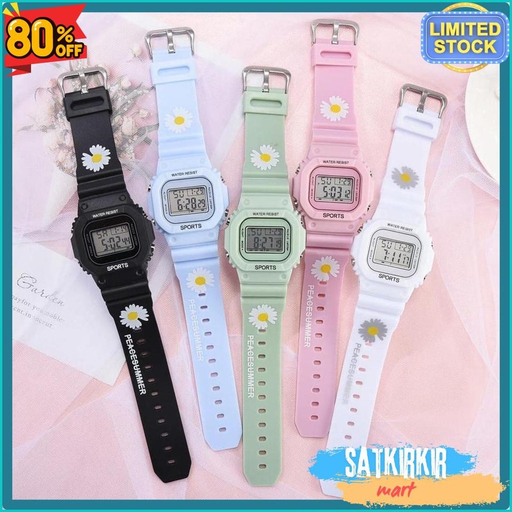 Cod Jam Tangan Anak Mahasiswa Sekolahan Keren Aosun Kotak Digital