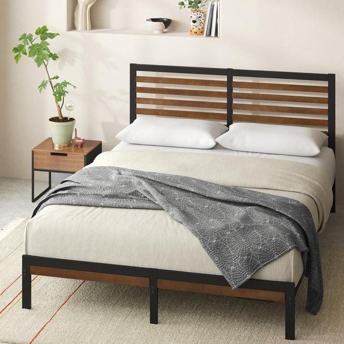 Dipan Industrial Zinus Kai DIY Bed In a Box