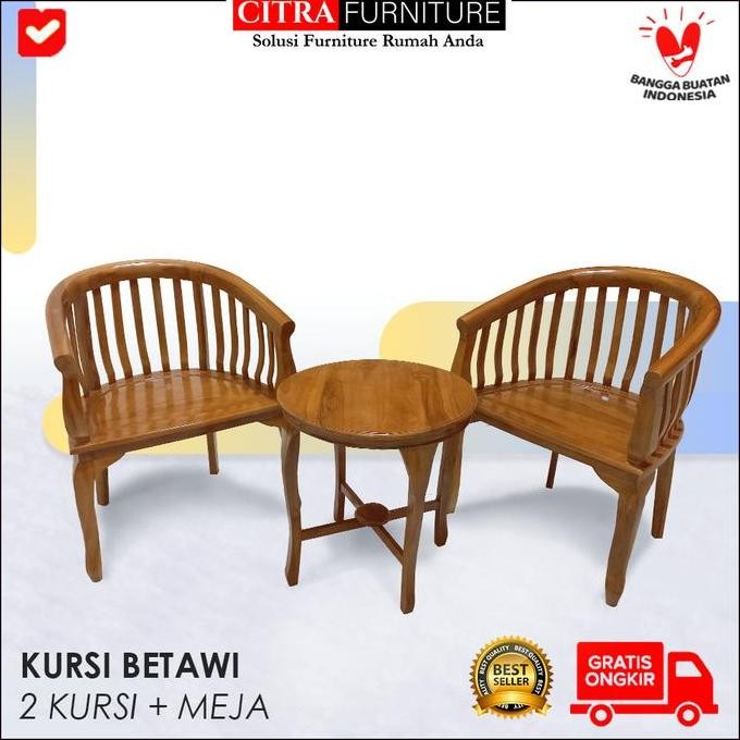 Kursi Teras Betawi jati Jepara