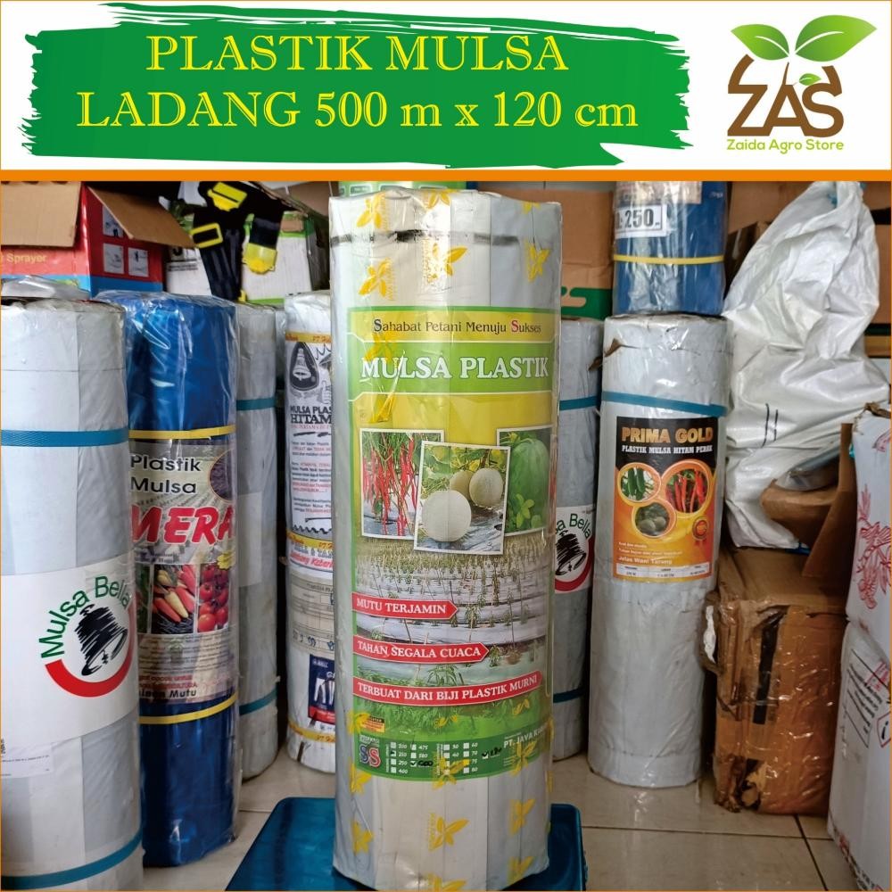 LEGOLANT- Plastik Mulsa Hitam Perak Pertanian - SS 500 M