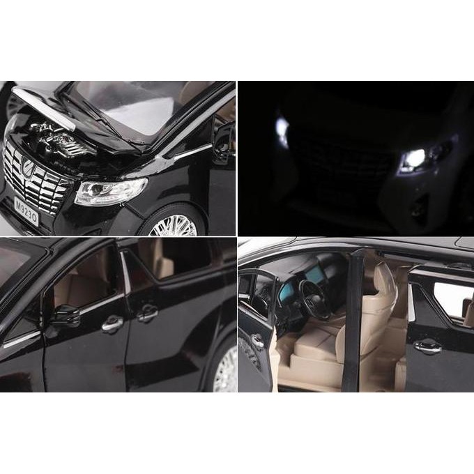Toyota Alphard 1:24 Diecast Mobil Xlg Besi Alloy Miniatur Pajangan