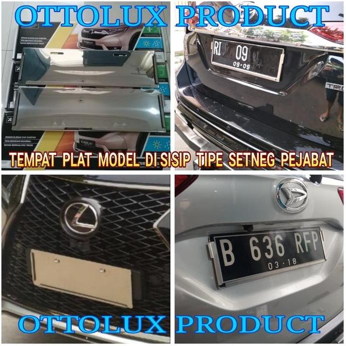 Dudukan Plat Nomor Toyota Innova Pajero Fortuner Honda Crv Hrv Rush