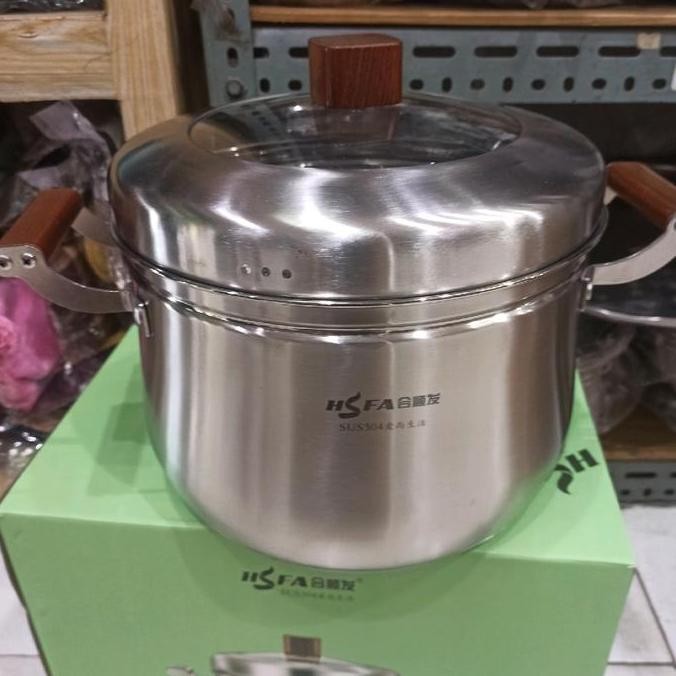 panci steamer Stainless Kitchenware dandang kukus