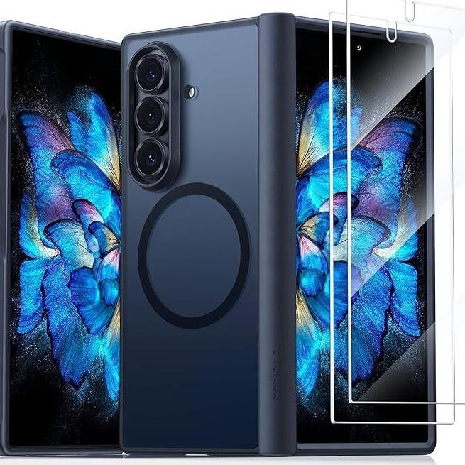 TORRAS Magfafe Case Samsung Z Fold 7 Tidak ada slot pena Magnet Premium Ultra Tipis matte Casing