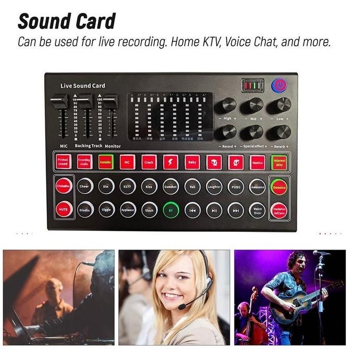 Mixer - Soundcard - Usb Sound Card Live Broadcast Recording - Mooer M9