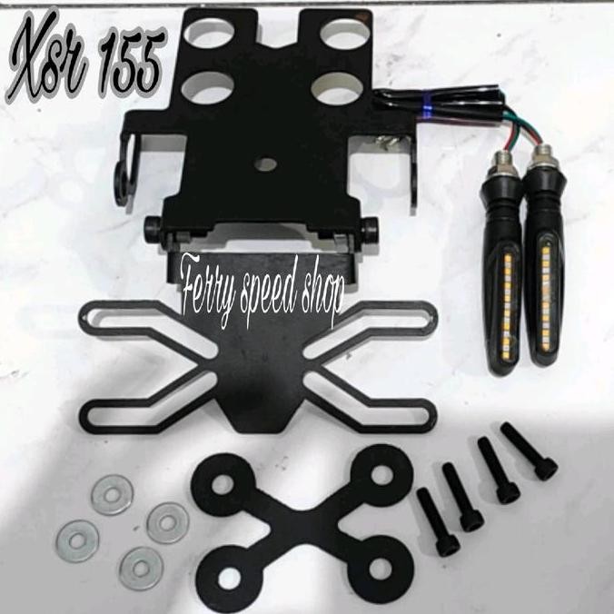 Promo Paketan sen led running plus tail tidy Xsr 155 Xsr155 / Sein led plus dudukan plat belakang  X
