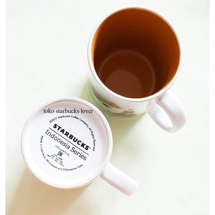Starbucks Tumbler Mug Ceramic Grande Pemandangan Kuta Bali