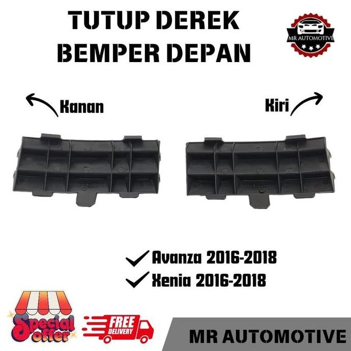 DF152>> Tutup Derek Bemper Depan Avanza Xenia 2016-2018 (Barang Baru) - Mobil - Car