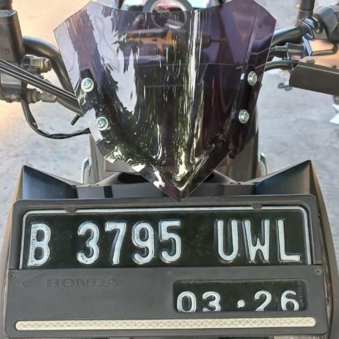 WINSHIELD VISOR BEAT STREET PLUS BRACKET - VISOR XRIDE - SC