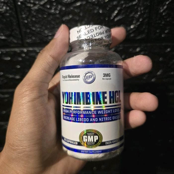 Suplemen Fitness HITECH Yohimbine Hcl Yohimbe 90 kapsul