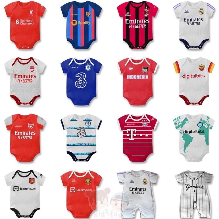 New Jumper Bola Bayi / Jersey Bola Baby / Set Jumper Bayi Argentina Laki / Baju Bola Bayi / Romper B