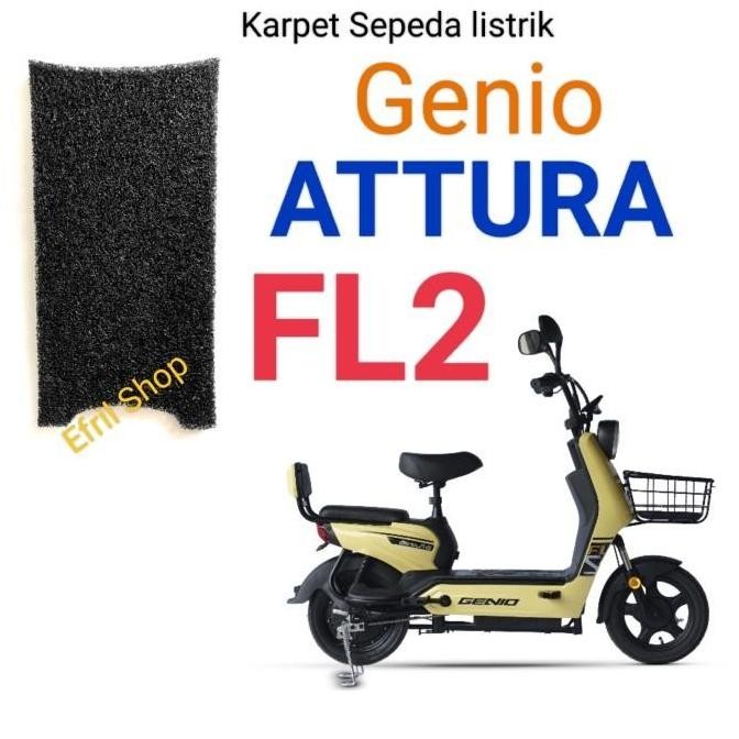 Karpet Sepeda Motor Listrik Genio Attura Fl-2 Attura Fl2