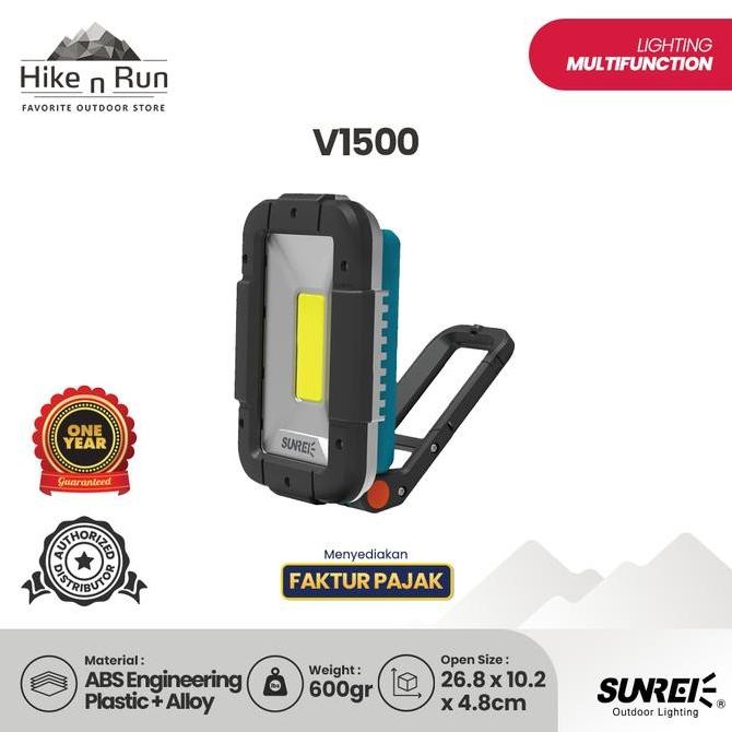 Lampu Serbaguna Sunrei Camping Light V1500