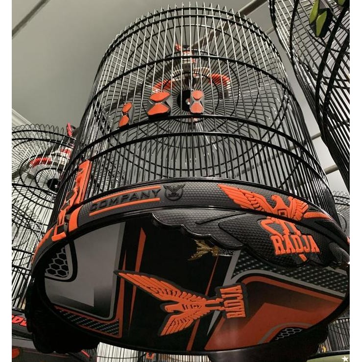 SANGKAR KANDANG MURAI BATU RADJA COMPANY 3D KARBON NO 2 (sertifikat) murah