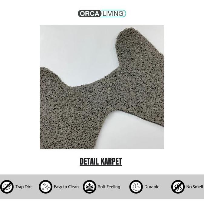 Karpet Mie Motor Yamaha Fino / Karpet Pijakan Alas Kaki Motor Yamaha Fino - Foam Backing