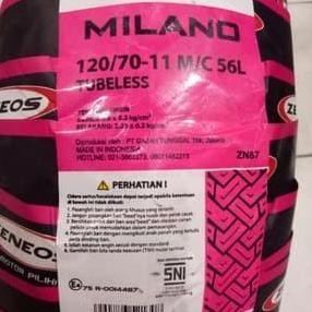 BAN TUBELESS ZENEOS MILANO MOTOR VESPA PRIMAVERA 120/70 Ring 11