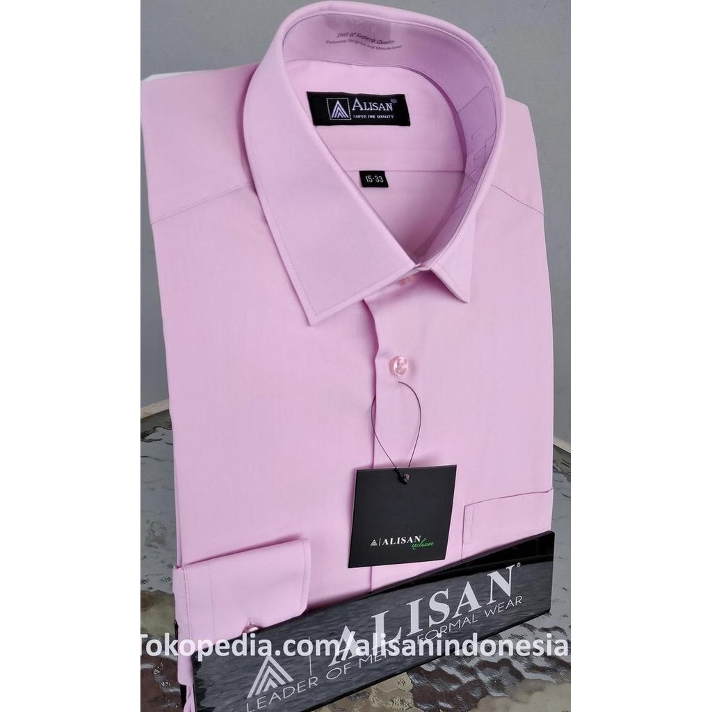 DY100 - ALISAN Kemeja Polos Lengan Panjang - REGULER - LILAC