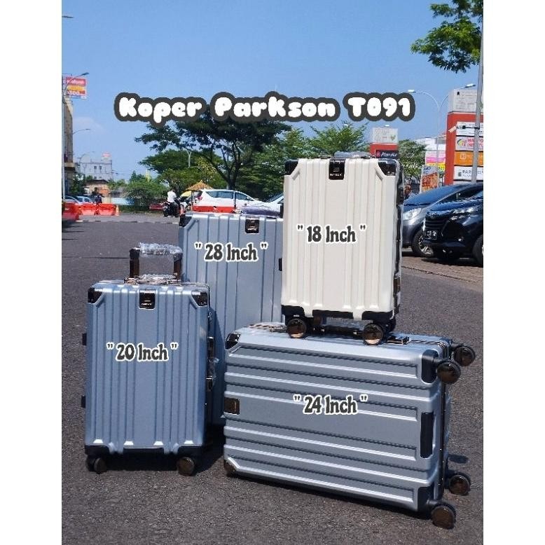 PARKSON ALORA KOPER 20 INCH KABIN BAGASI / KOPER 24 INCH 28 INCH JUMBO / KOPER TRAVEL NON ZIPPER / A