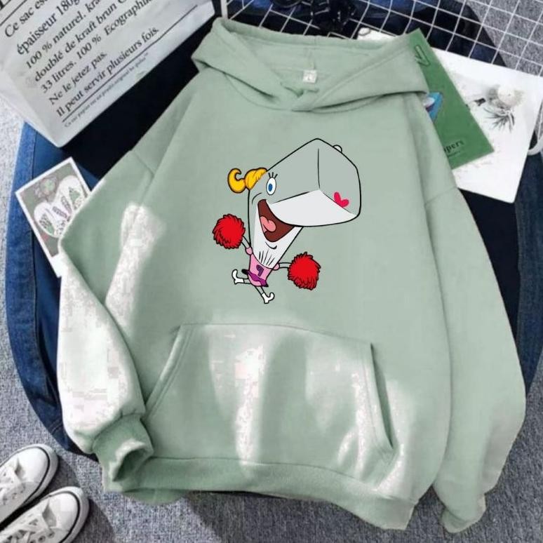 Flash Sale Nickelodeon Spongebob Patrick Hoodie Sweter Wanita Cewek ,,