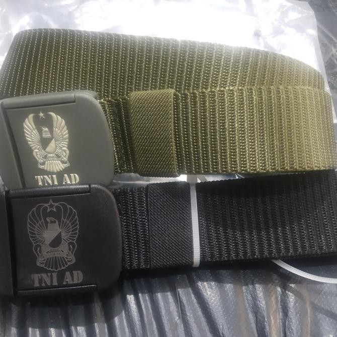 DV176 - Sabuk Gesper TacticaL Laser logo TNI AD