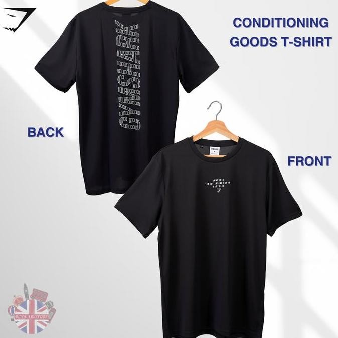 Gymshark Men T-Shirt Collection Kaos Olahraga Pria *100% Original UK*
