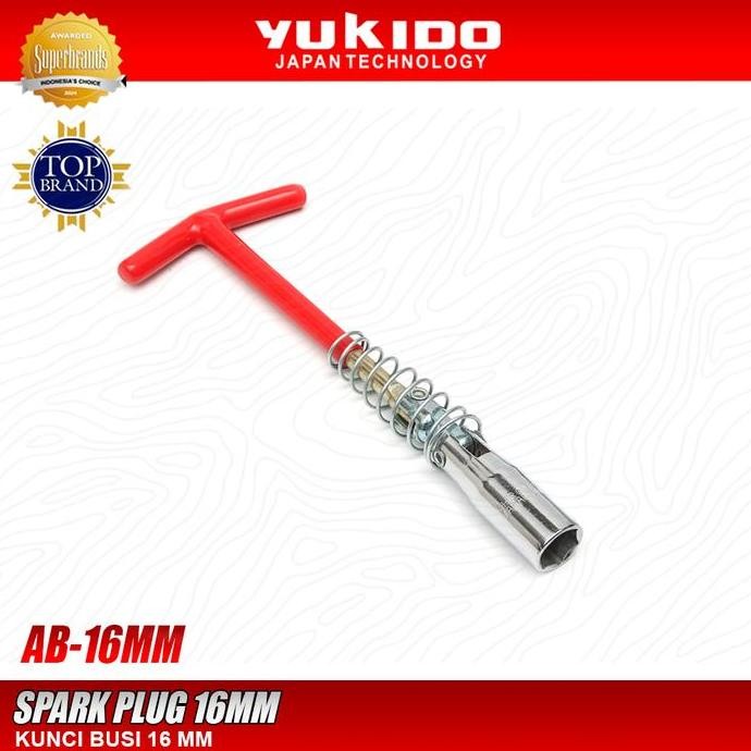 MYMO- Kunci Busi Motor YUKIDO Kunci Busi 16mm 21mm Spark Plug T Socket full set