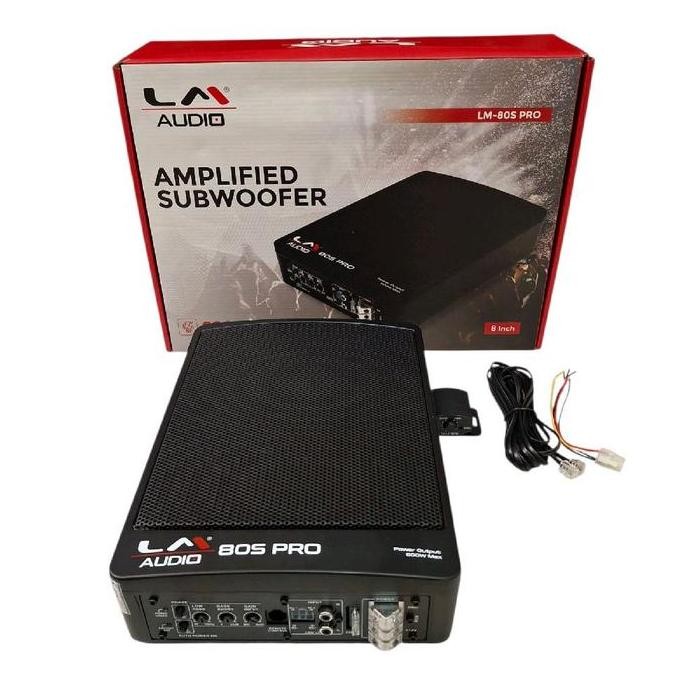Promo Subwoofer kolong LM AUDIO LM-80S PRO subwoofer kolong 8 inch lm audio COD