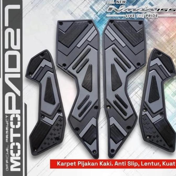 Karpet Motor Pijakan Kaki New Nmax 155 Karpet Motor Variasi Premium 2020-2024