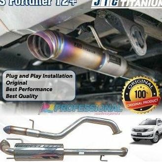 Promo Exhaust Muffler Knalpot JTC titanium Toyota Fortuner 12+ VNT COD