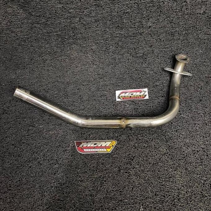 Promo MDM Kranggan Leheran Knalpot Vario 125/150 Stainless Inlet 26-28 Atas Bending COD