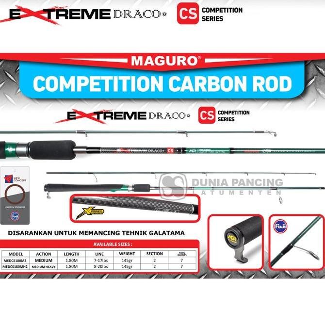 Joran Spinning Maguro Extreme Draco Cs Pilih Ukuran