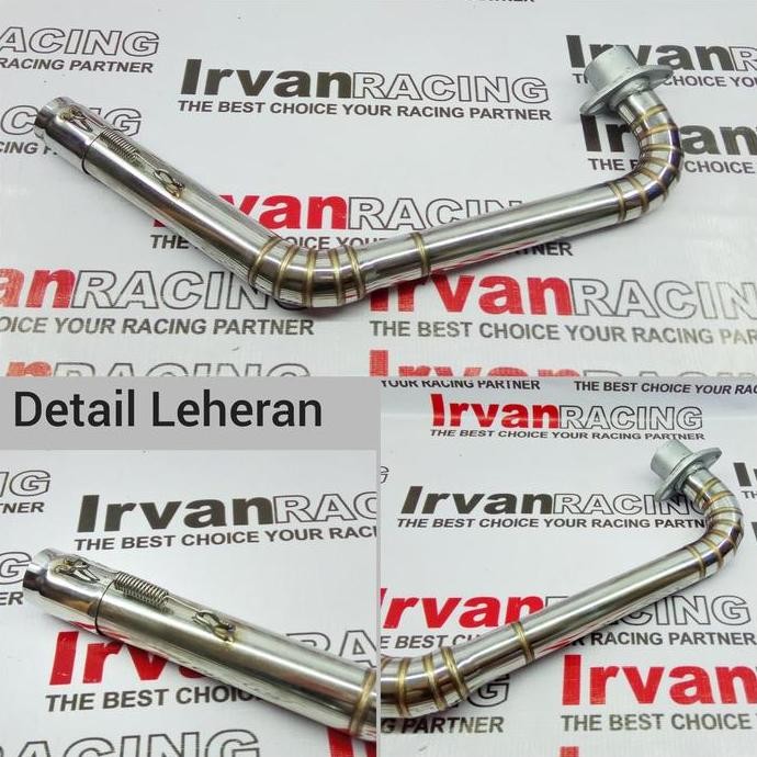 '' LEHER KLEPER FULL STAINLESS FOR CB TIGER GL MEGAPRO LAS CACING ''