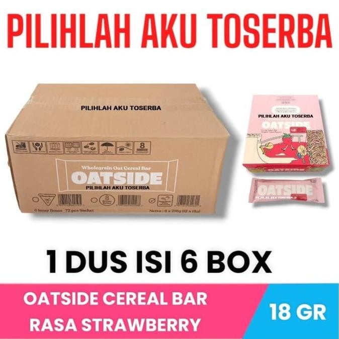 Oatside Oat CEREAL BAR STRAWBERRY - ( HARGA 1 DUS )