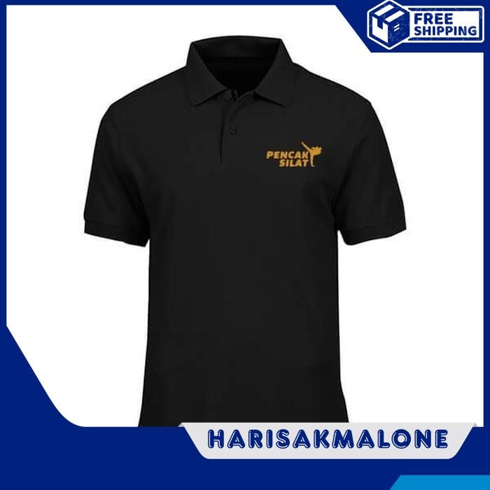 BERKUALITAS KAOS POLO SHIRT TSHIRT BAJU KERAH DISTRO PENCAK SILAT SENI BELA DIRI OLAHRAGA SABLON BOR