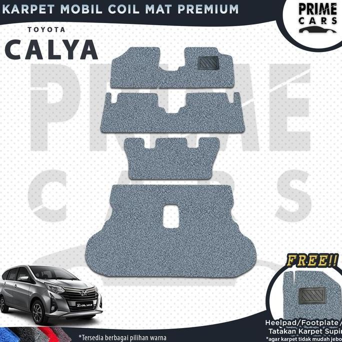 TERMURAH - Karpet Mobil Coil mat CALYA - Mie Bihun 1 Warna Full set Toyota Accessories Car