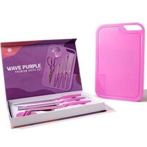 Pisau 1 set Ungu Stainless Steel