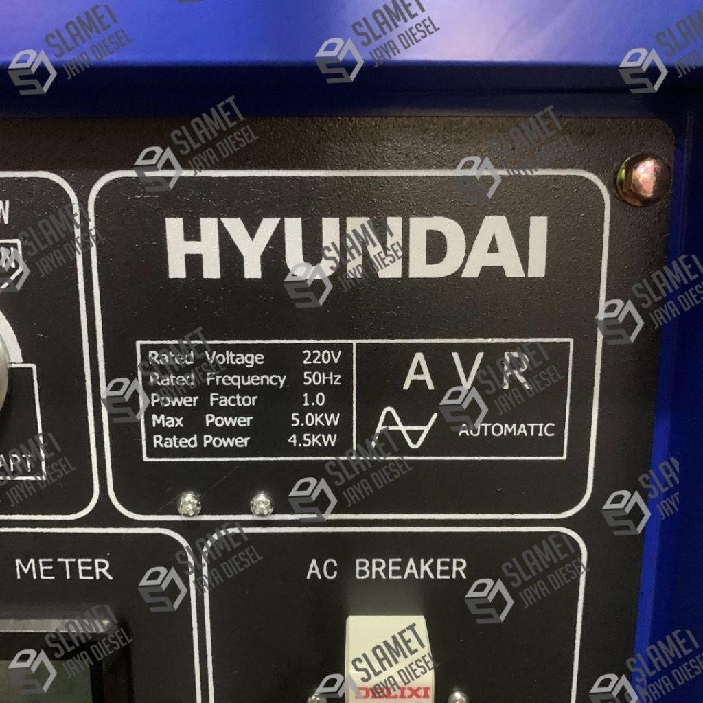 Genset Silent Hyundai HDG6500DSL - 5000 Watt **